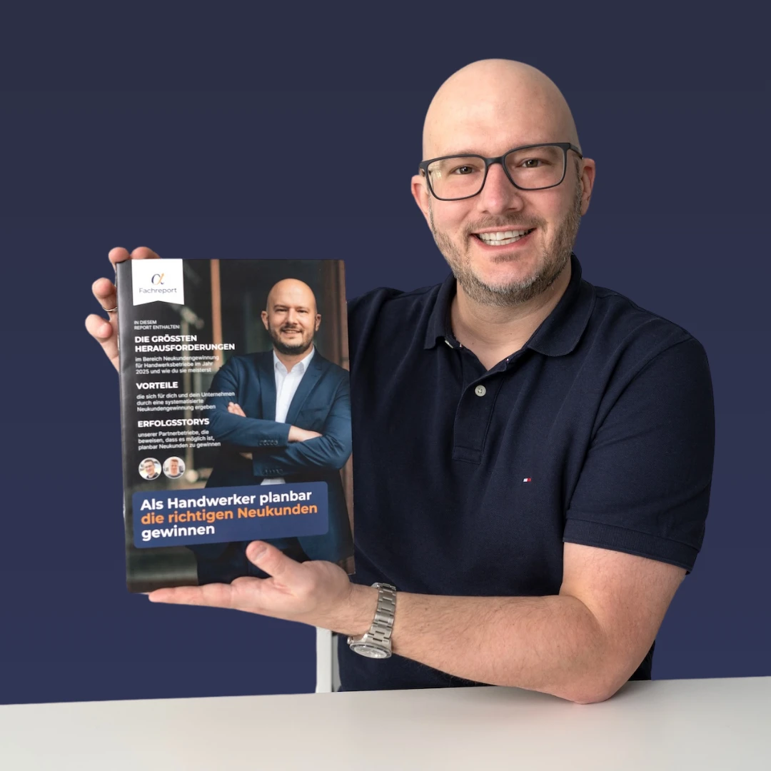 Dominik Odermatt mit Alpha Handwerk Fachreport